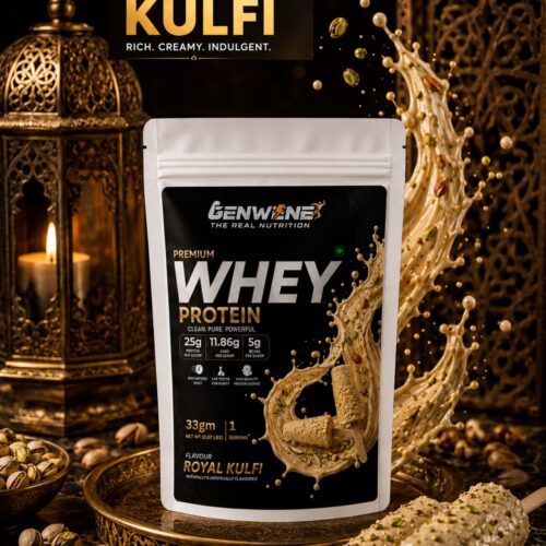 Genwene Premium Whey Protein – Royal Kulfi (33g)